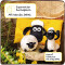 Peluche Mouton noir/blanc 35 cm - miniature variant 4
