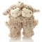 Peluche Mouton marron clair 20 cm - miniature