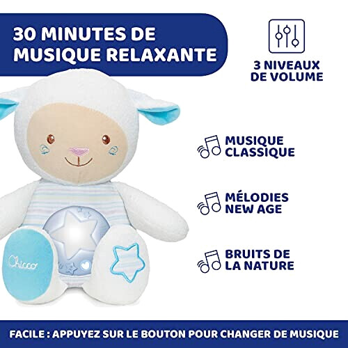 Peluche Mouton bleu variant 2 