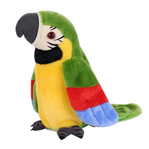 Peluche Perroquet - Oiseau - vert