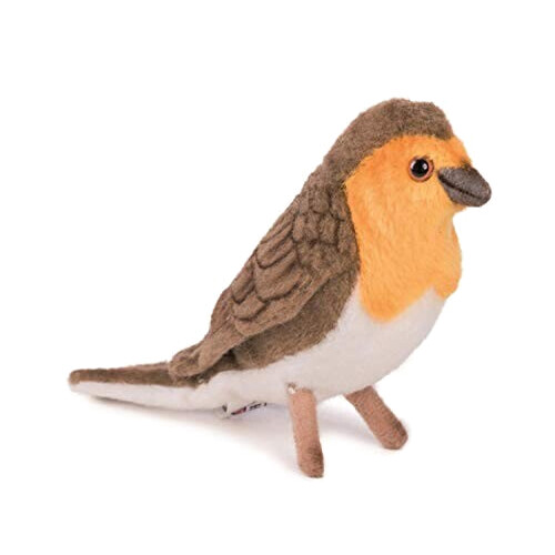 Peluche Oiseau rouge 14 cm