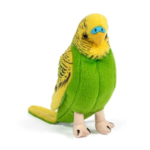Peluche Perruche - Oiseau - 14 cm