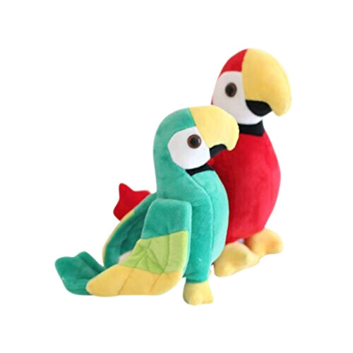 Peluche Perroquet - Oiseau - vert 15x20 cm variant 1 