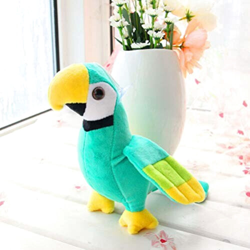 Peluche Perroquet - Oiseau - vert 15x20 cm variant 7 