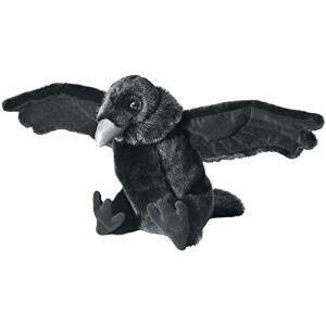 Peluche Corbeau - Oiseau - multicolore 30 cm