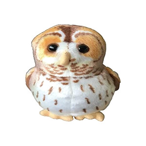 Peluche Chouette - Oiseau - multicolore 13 cm