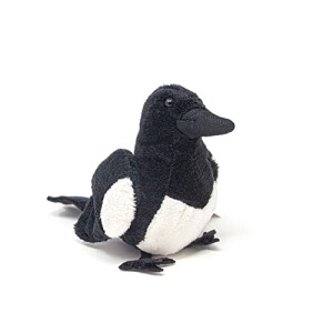 Peluche Pie - Oiseau - 14 cm