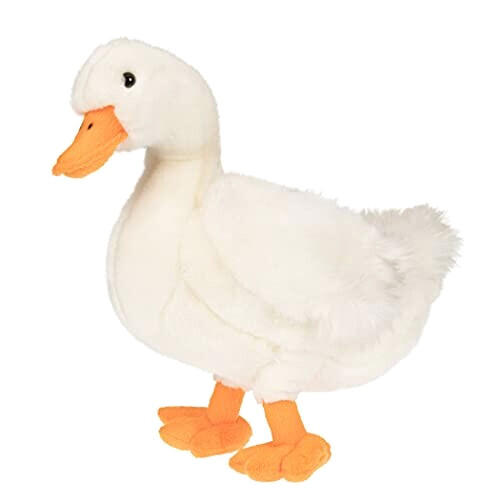 Peluche Oiseau blanc orange 32 cm variant 1 