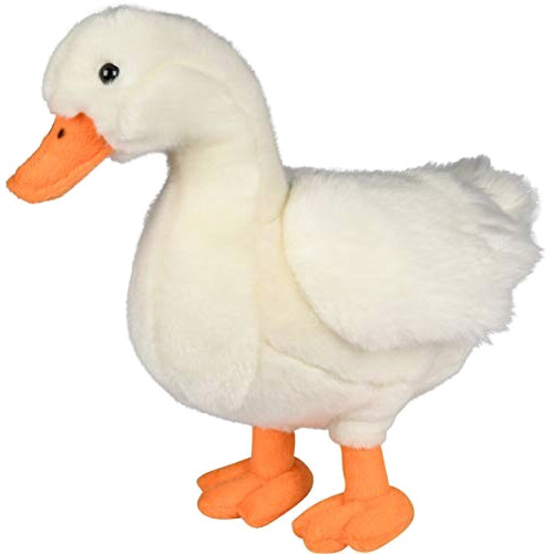 Peluche Oiseau blanc orange 32 cm variant 2 