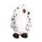 Peluche Chouette - Oiseau - blanc 19 cm - miniature variant 1