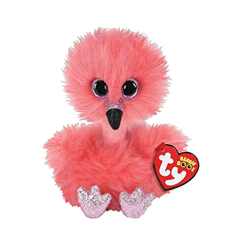 Peluche Oiseau rose 15 cm