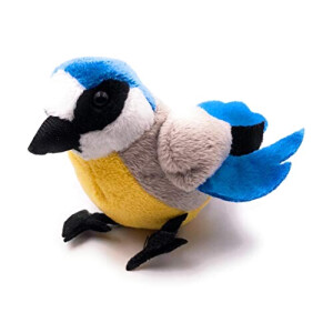Peluche Mésange - Oiseau - multicolore 11 cm