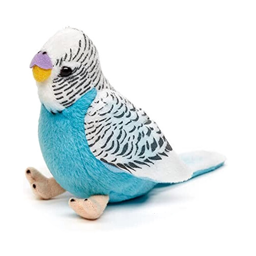 Peluche Perruche - Oiseau - bleu 12 cm variant 0 