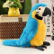 Peluche Perroquet - Oiseau - bleu 25 cm - miniature variant 8