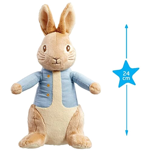 Peluche Lapin bleue 24 cm variant 1 