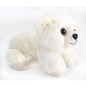 Peluche Ours polaire pour bébé 18 cm