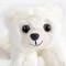 Peluche Ours polaire pour bébé 18 cm - miniature variant 2