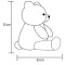 Peluche Ours darkmarron 110 cm - miniature variant 2