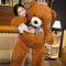 Peluche Ours darkmarron 110 cm - miniature variant 4