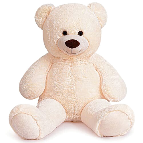 Peluche Ours beige 110 cm