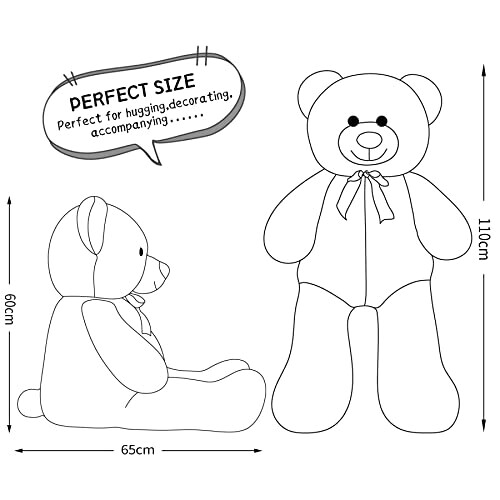 Peluche Ours beige 110 cm variant 4 