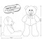 Peluche Ours beige 110 cm - miniature variant 5