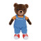 Peluche Ours bleu rouge 32 cm - miniature variant 2