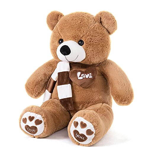Peluche Ours marron foncé 80 cm variant 0 