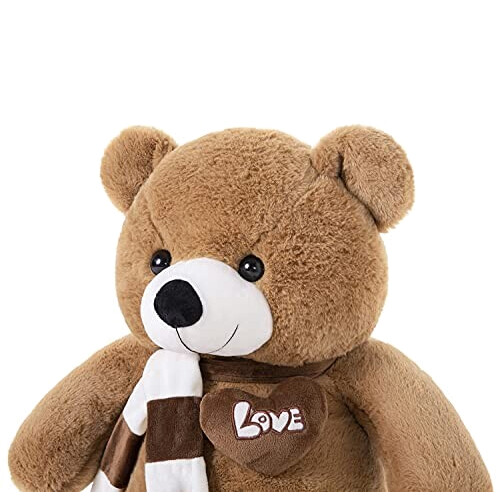 Peluche Ours marron foncé 80 cm variant 1 