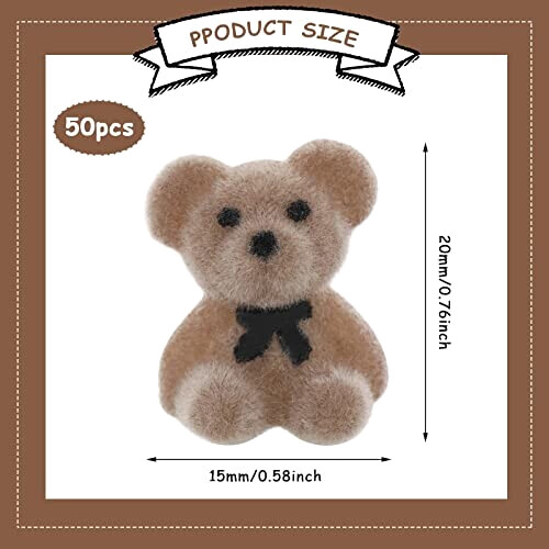 Peluche Ours 20x15 mm variant 0 