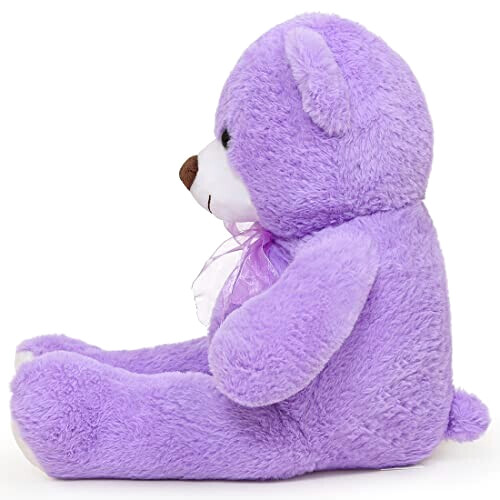 Peluche Ours mauve 40 cm variant 1 