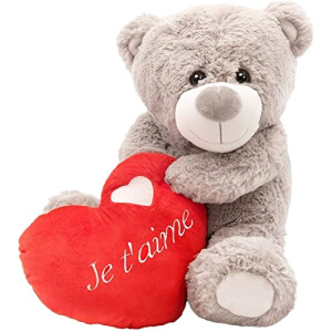 Peluche Ours je t'aime 40 cm