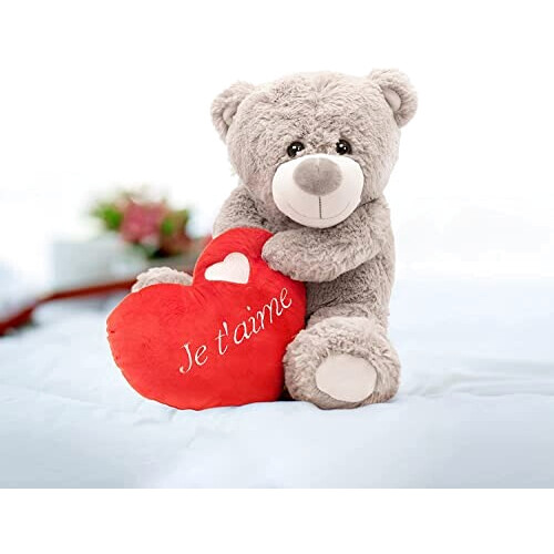 Peluche Ours je t'aime 40 cm variant 2 