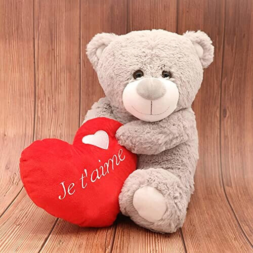 Peluche Ours je t'aime 40 cm variant 3 