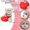 Peluche Ours je t'aime 40 cm - miniature variant 1