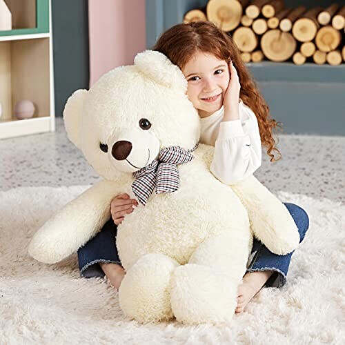 Peluche Ours blanc 78 cm variant 1 