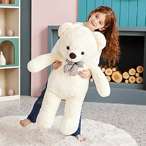 Peluche Ours blanc 78 cm variant 2 