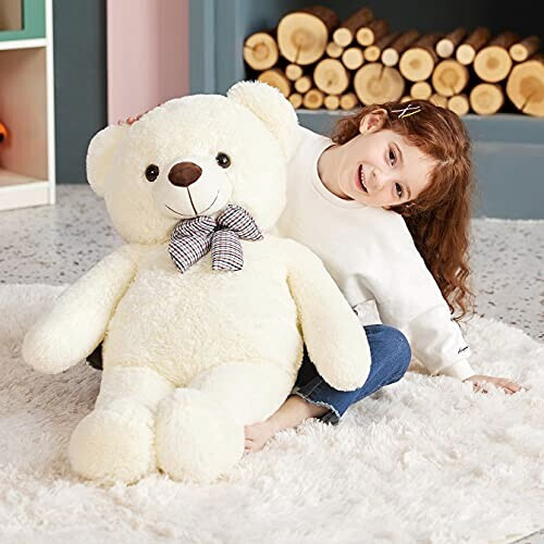 Peluche Ours blanc 78 cm variant 5 