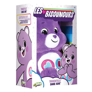 Peluche Ours violet 30 cm