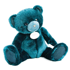 Peluche Ours bleu 37 cm