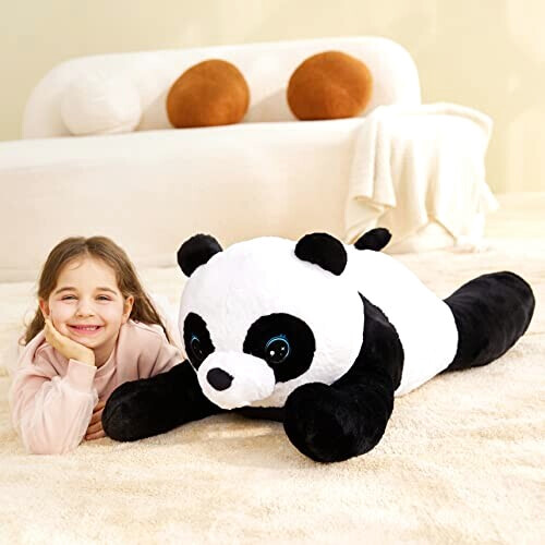 Peluche Panda noir 78 cm variant 0 