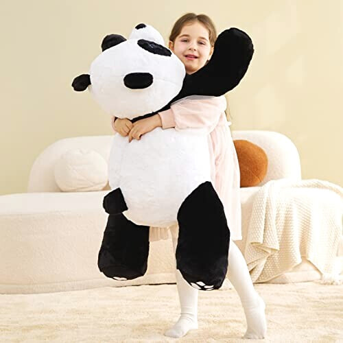 Peluche Panda noir 78 cm variant 2 