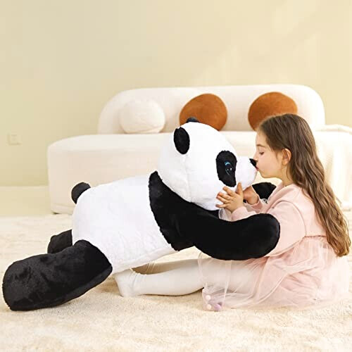 Peluche Panda noir 78 cm variant 5 