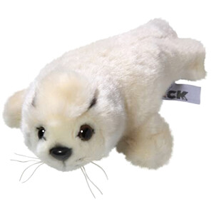 Peluche Phoque beige - 18 cm