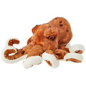 Peluche Pieuvre multicolore 20 cm