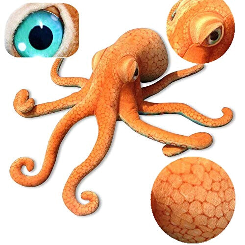 Peluche Pieuvre orange 50 cm variant 2 