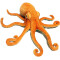 Peluche Pieuvre orange 50 cm - miniature variant 1