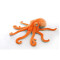 Peluche Pieuvre orange 50 cm - miniature variant 6