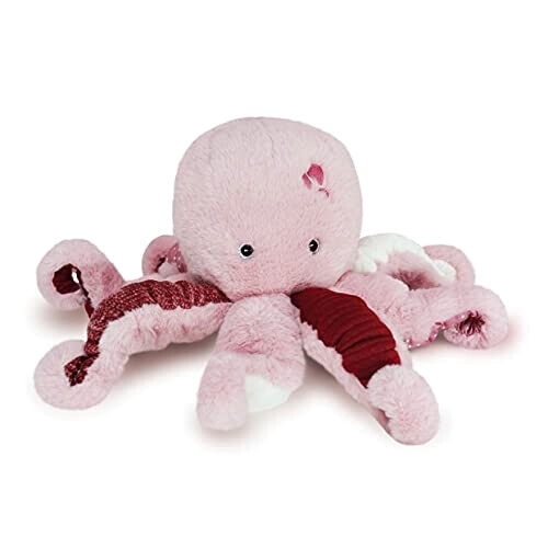 Peluche Pieuvre rose 40x30 cm