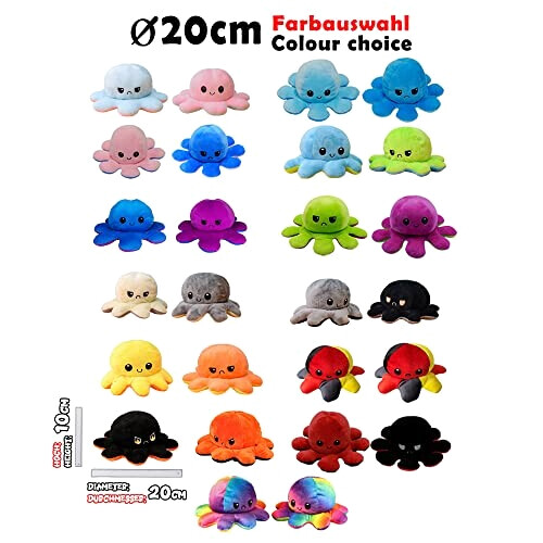 Peluche Pieuvre allemagne 20 cm variant 0 
